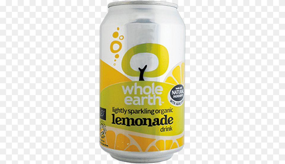 Refresco Limon Bio 330 Ml Whole Earth Whole Earth Organic Sparkling Lemonade, Tin, Bottle, Shaker Png