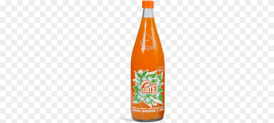 Refresco Naranja 1l Bottle, Beverage, Food, Ketchup, Pop Bottle Free Png