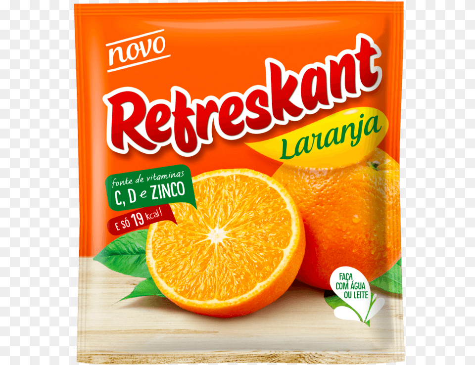 Refresco P Refreskant Laranja 250gtitle Refresco Orange, Beverage, Plant, Juice, Fruit Png Image