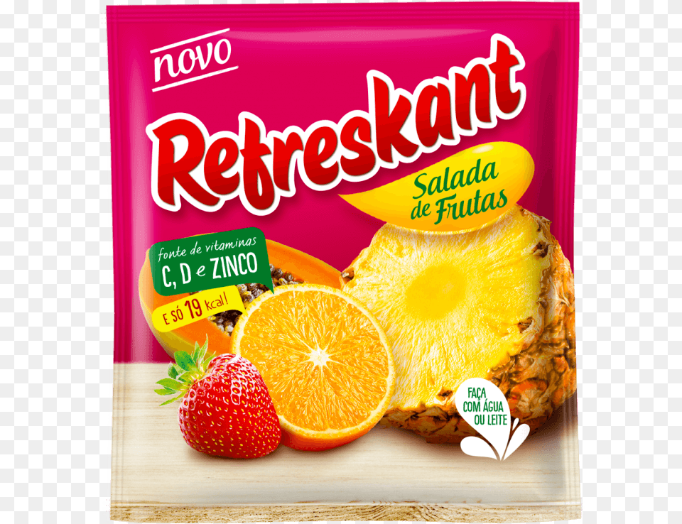 Refresco P Refreskant Salada De Frutas 250gtitle Refresco Em P Refreskant, Produce, Plant, Food, Fruit Free Png