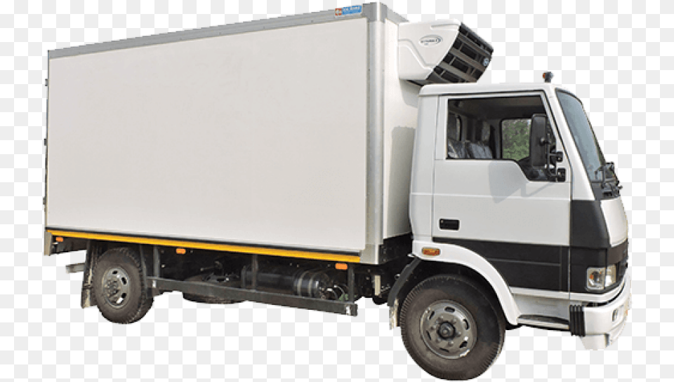 Refrigerated Container Trailer Truck, Transportation, Vehicle, Moving Van, Van Free Png Download