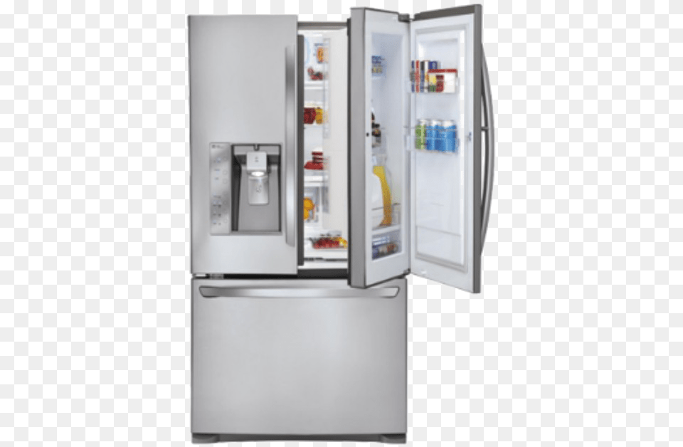 Refrigerator Background Image 3 Doors Refrigerator, Appliance, Device, Electrical Device Free Png Download