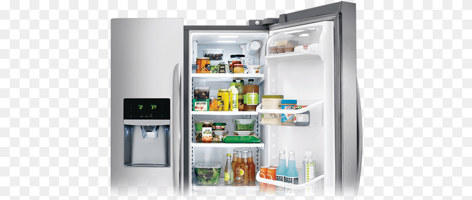 Refrigerator Buying Guide Best Buy Frigidaire Gallery Refrigeradora Capacidades, Appliance, Device, Electrical Device Png Image