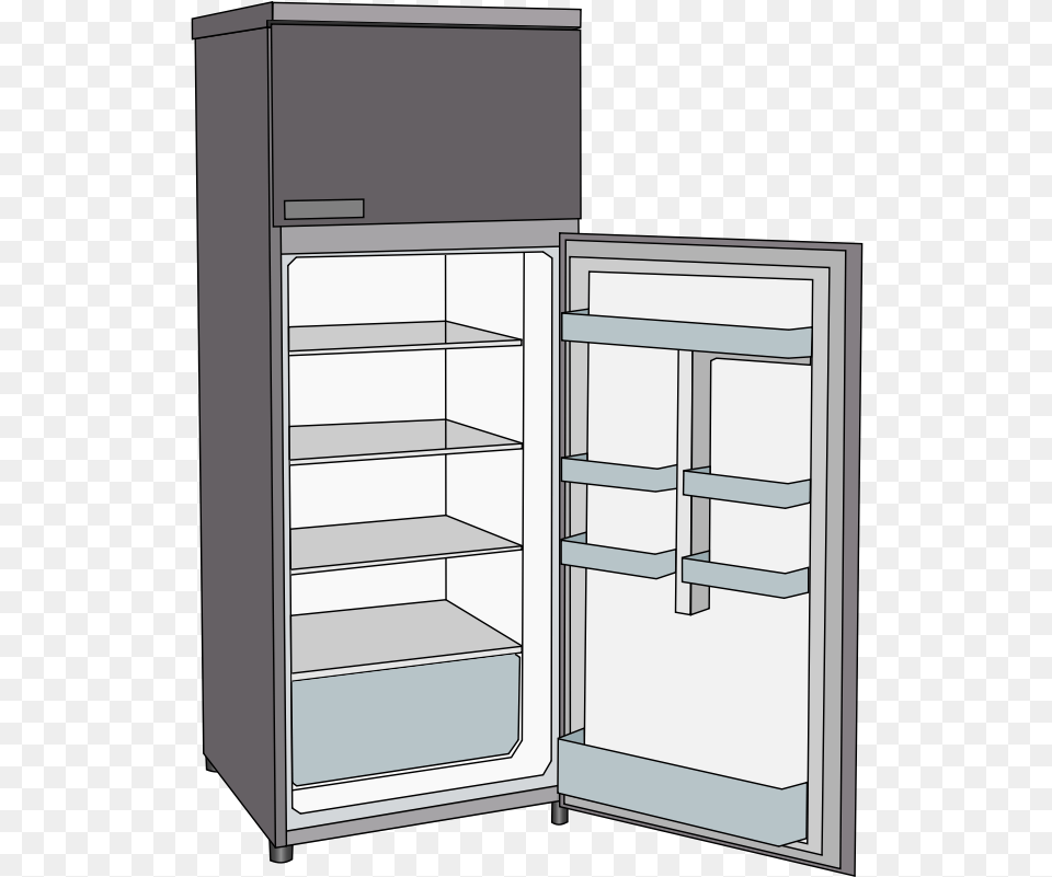 Refrigerator Fridge Cooling Vector Graphic Pixabay Open Refrigerator Clipart, Device, Appliance, Electrical Device Png