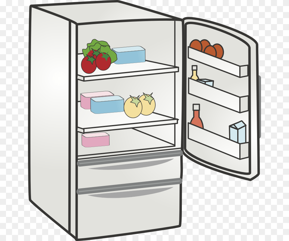 Refrigerator Refrigerator Clipart, Device, Appliance, Electrical Device Png