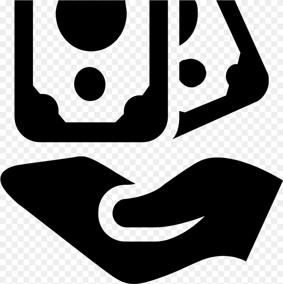 Refund Clipart Black And White Refund Money Icon, Gray Free Png Download
