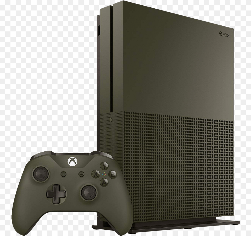 Refurbished Xbox One S Console 1tb Military Green Xbox One S Battlefield Edition, Electronics Free Transparent Png