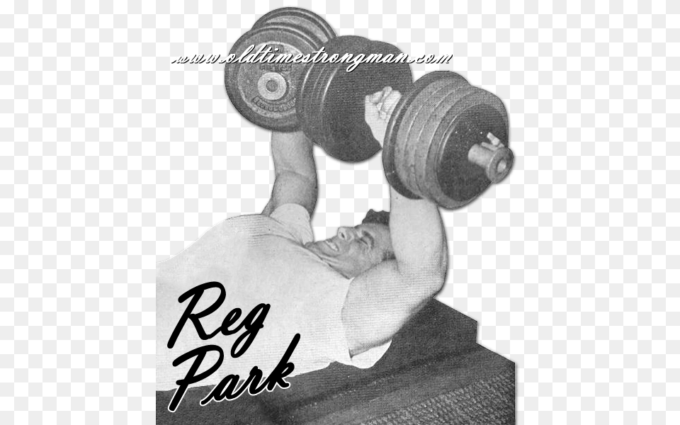 Reg Park Dumbbell Bench Pres Reg Park Programme, Baby, Person, Working Out, Fitness Free Png