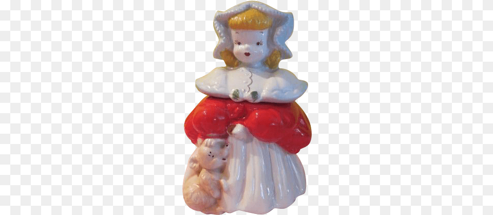 Regal China Goldilocks And Baby Bear Cookie Jar Figurine, Art, Porcelain, Pottery Free Transparent Png