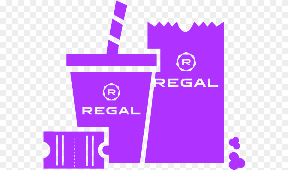 Regal Crown Club Program Details Theatres Regal Cinemas Crown Club, Purple, Beverage, Juice Png Image