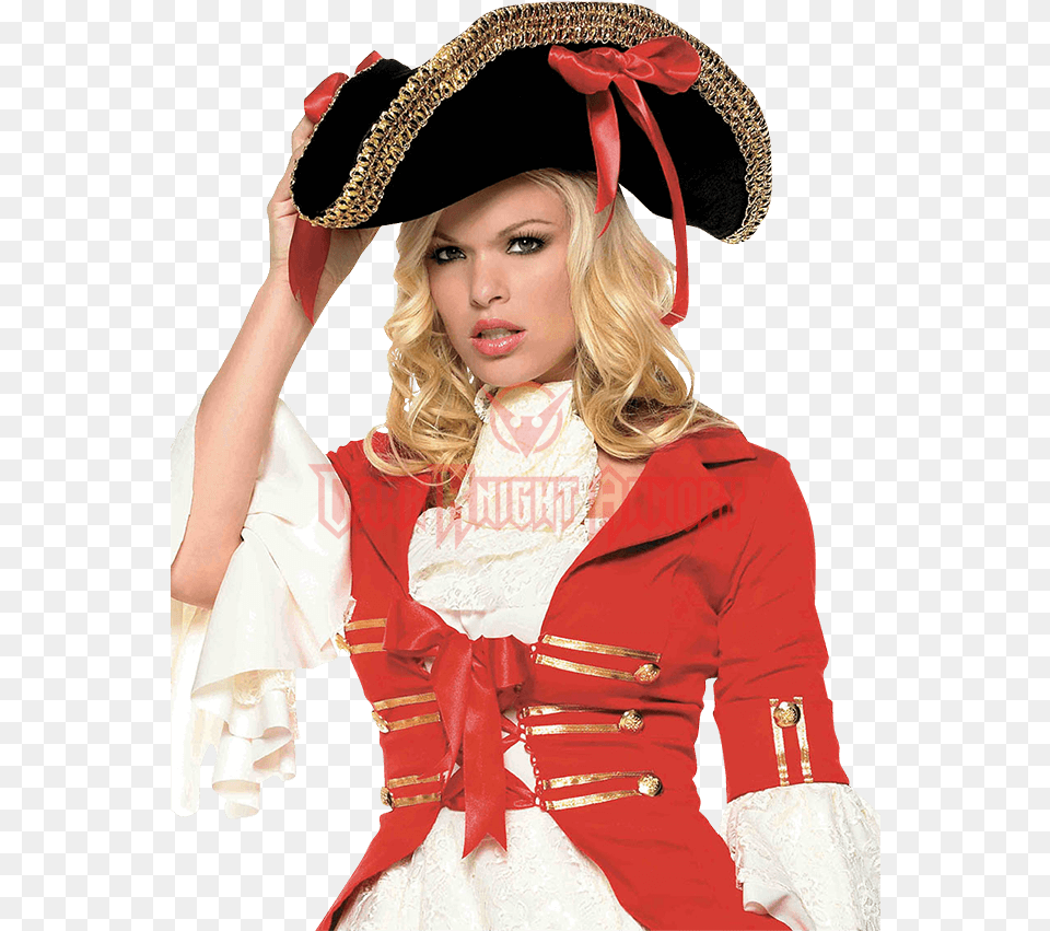 Regal Lady Pirate Hat Farsangi Jelmezek, Clothing, Person, Costume, Adult Free Png Download