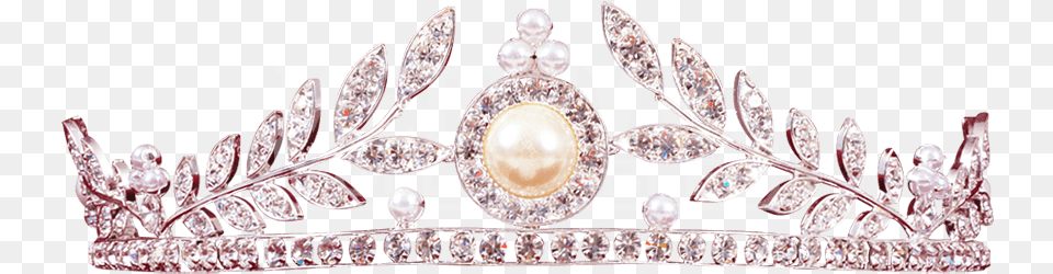 Regal Pearl Tiara Pearl Crown, Accessories, Jewelry Free Png Download