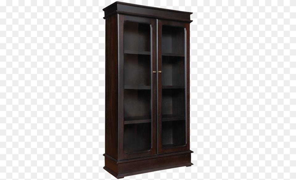 Regency 2 Glass Door Bookcase Shelf, Cabinet, Closet, Cupboard, Furniture Free Png Download