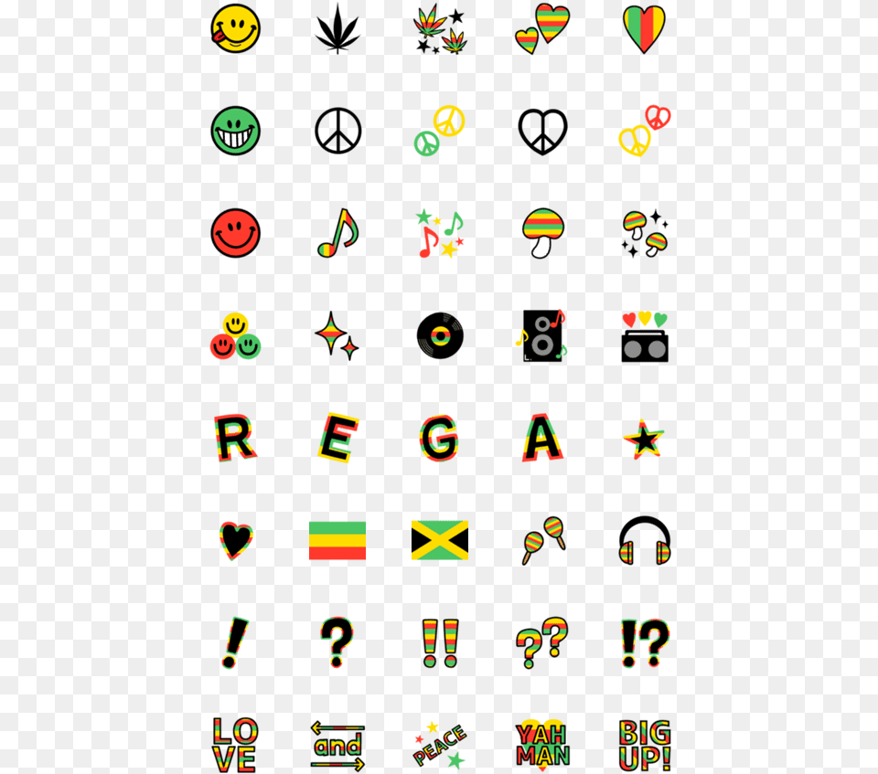 Reggae Emoji, Symbol, Text, Face, Head Png