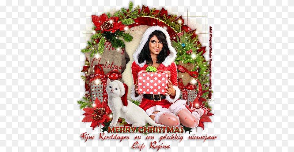 Regina Happy Christmas Regina, Adult, Person, Woman, Female Free Png Download