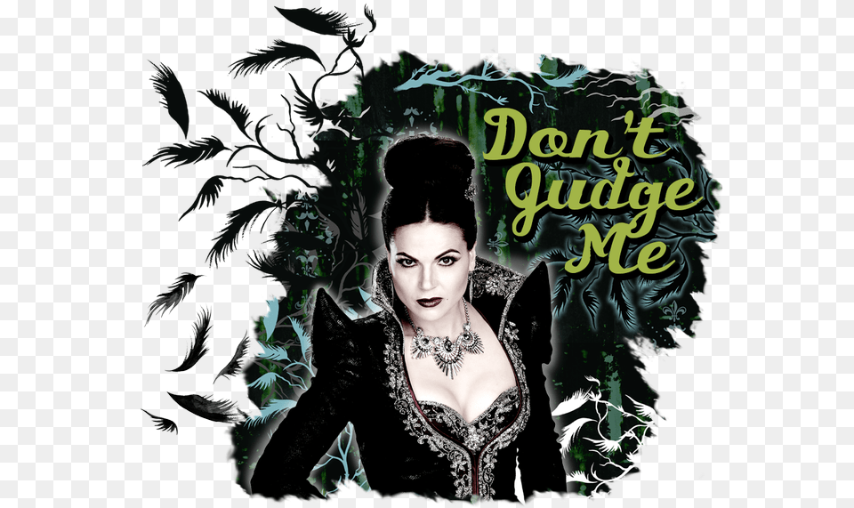 Regina Mills The Evil Queen Goth Subculture, Book, Publication, Woman, Adult Free Png Download
