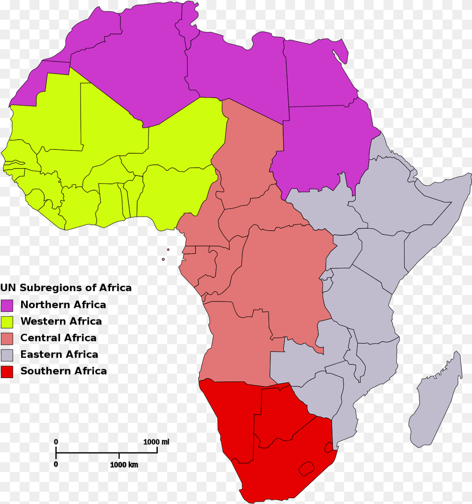 Regions Of Africa, Chart, Map, Plot, Atlas Free Transparent Png