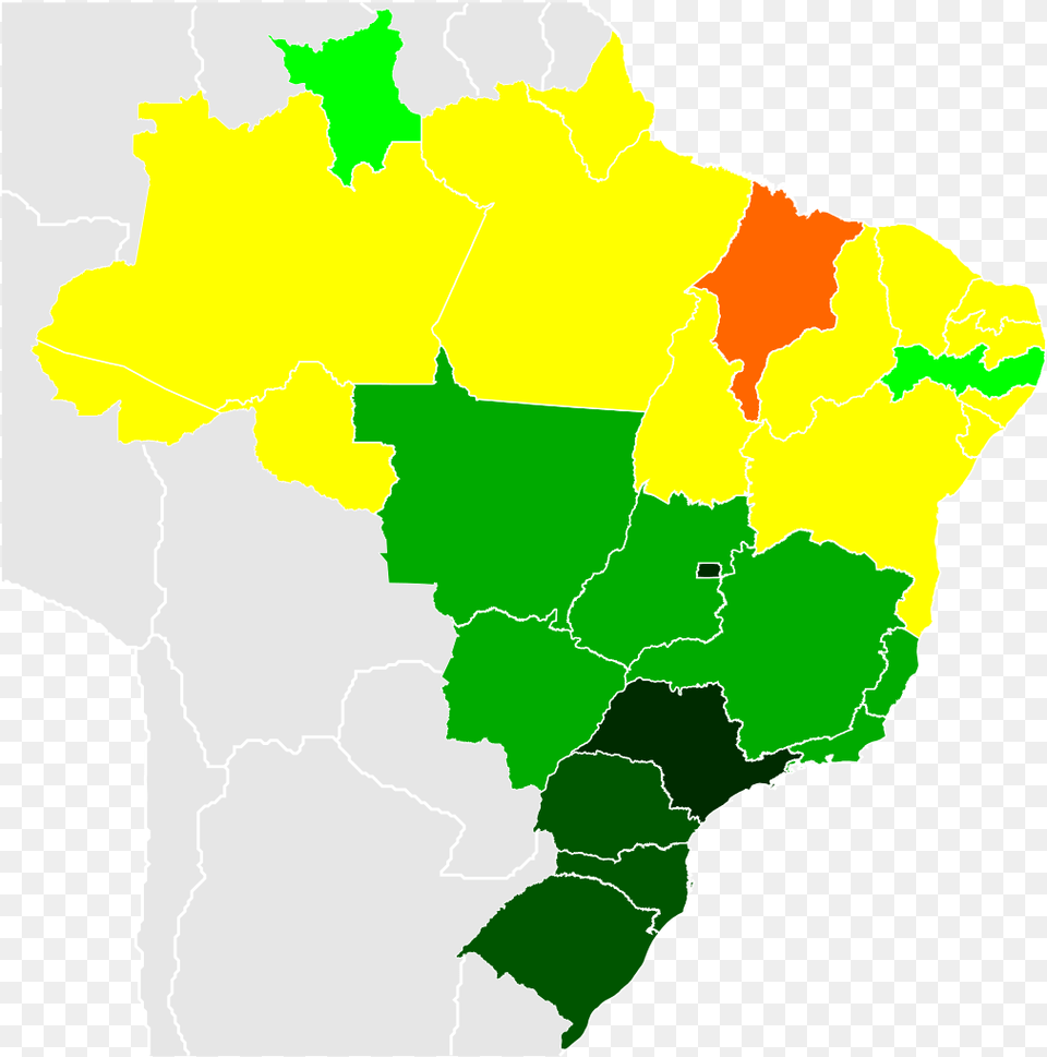 Regions Of Brazil, Chart, Map, Plot, Atlas Png Image