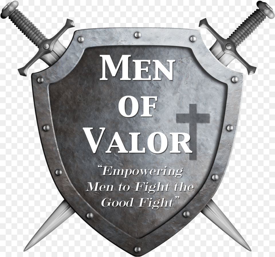 Register For Men Of Valor Transparent Medieval Shield, Armor, Blade, Dagger, Knife Free Png Download