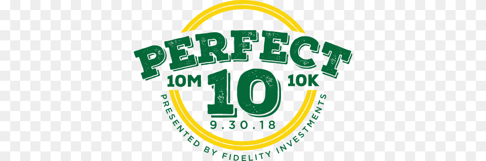 Register For The 2018 Perfect 10 Miler10k Presented Reston Perfect, Green, Logo Png