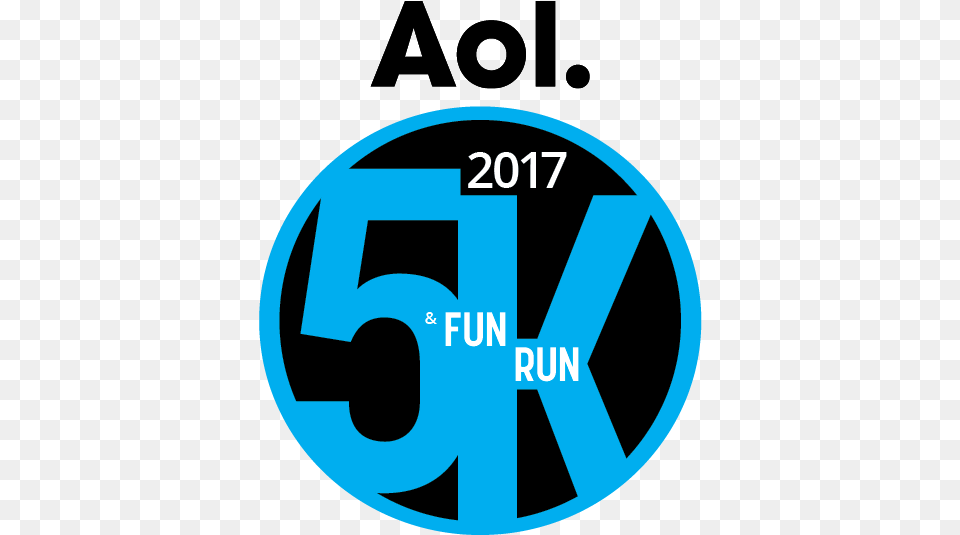 Register For The 8th Annual Aol 5k And Fun Run Circle, Logo, Symbol, Disk, Text Free Png Download