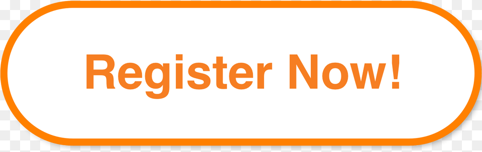 Register Now Orange Button Information, Logo, Text Free Transparent Png