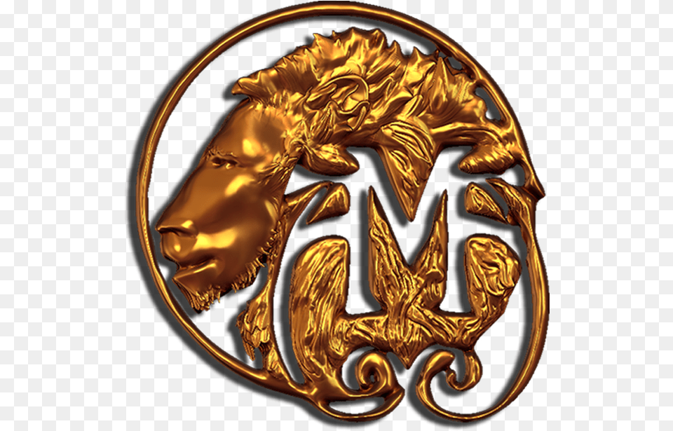 Registered Copyright Mykel Ankyn Logo Solid, Gold, Symbol, Emblem, Wedding Free Png Download