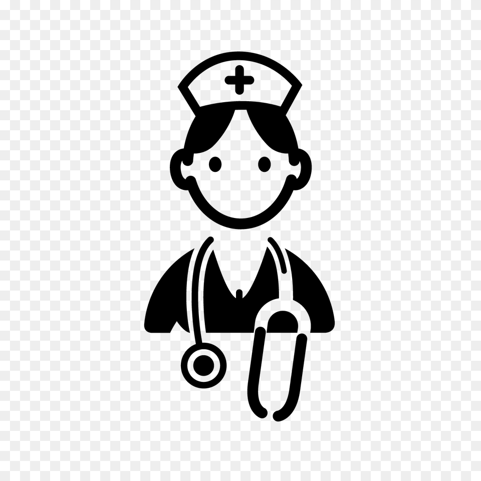 Registered Nurse Clip Art Nurse Dogs Cats And Dog, Stencil, Logo, Face, Head Free Png Download