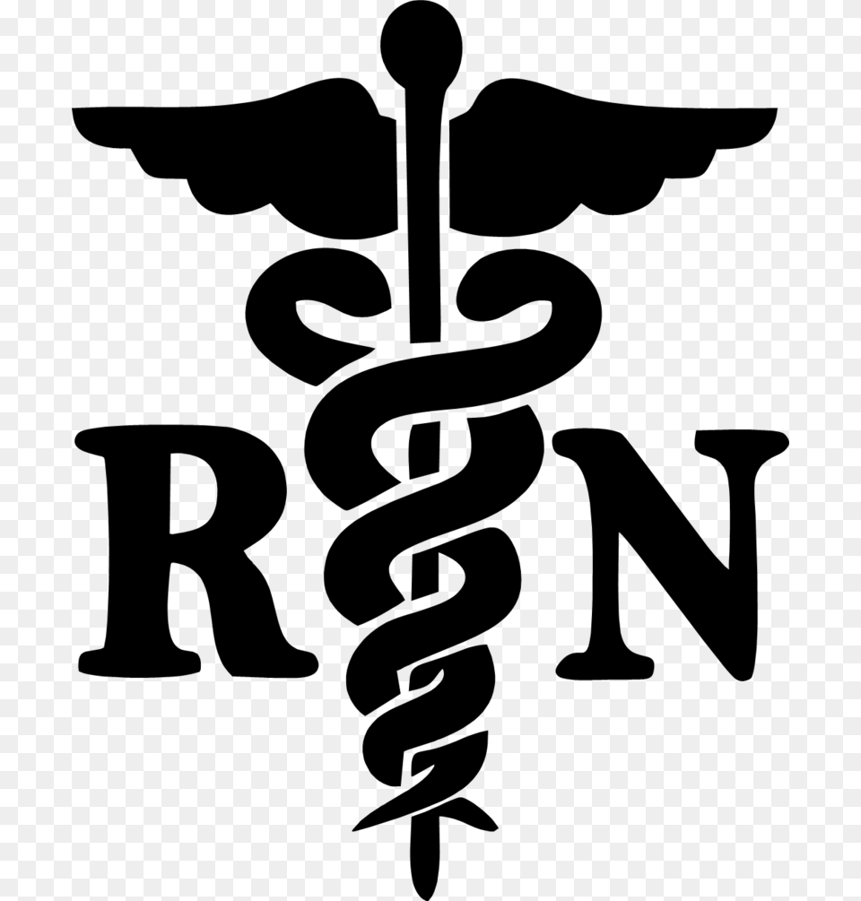 Registered Nurse Rn Logo Cartoons Registered Nurse Rn Logo, Gray Free Transparent Png