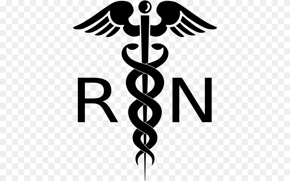 Registered Nurse Symbol Clip Art School, Stencil, Emblem, Text Png Image