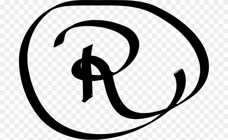 Registered Trademark Symbol Registered R Sign Transparent, Gray Free Png Download