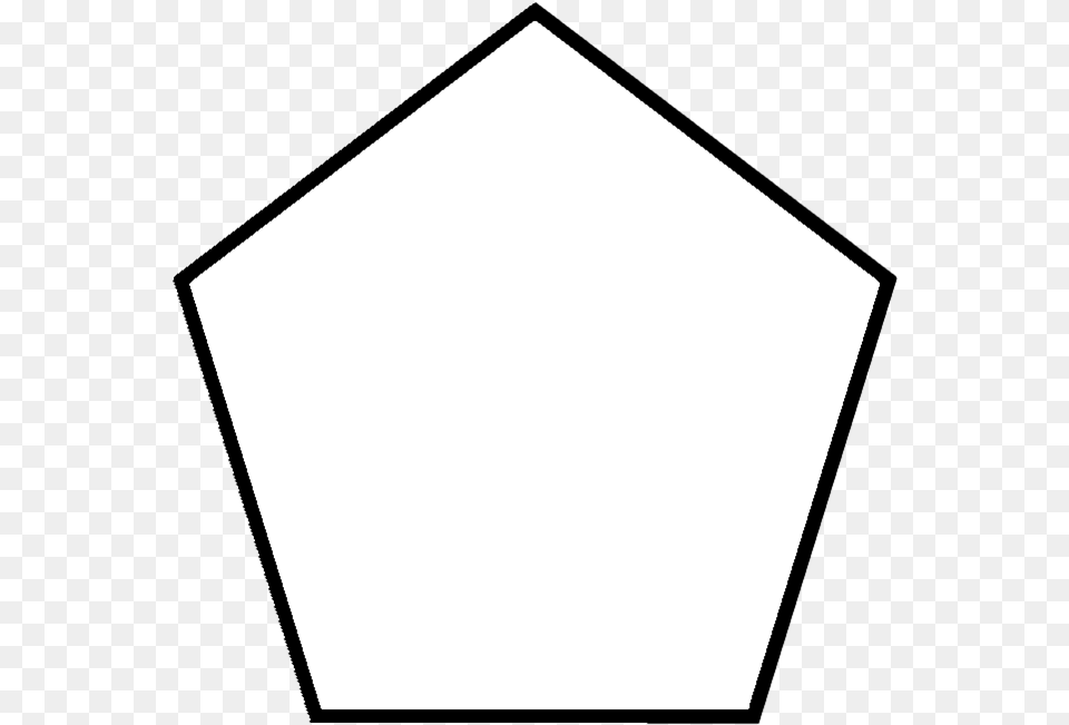 Regular Pentagon, White Board Png Image