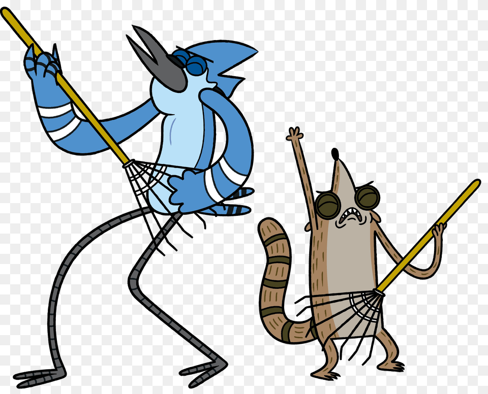 Regular Show Image, Animal, Bird, Jay, Cleaning Png