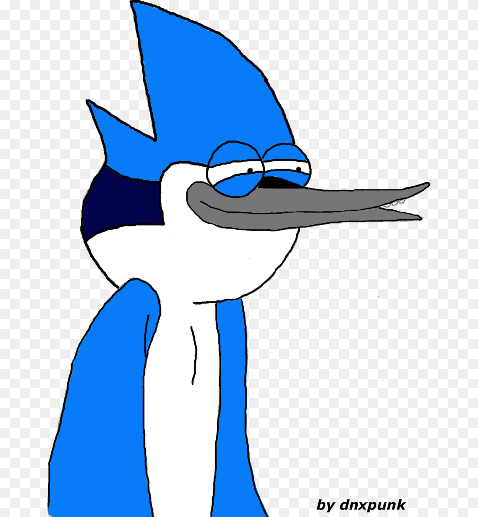 Regular Show Mordecai Loadtve, Animal, Bird, Jay, Person Png Image