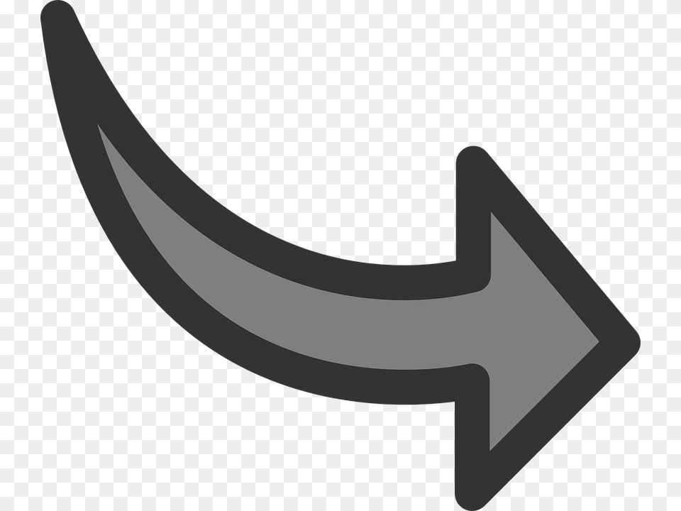 Rehacer Redo Icono Smbolo Curved Arrow Pointing Right, Sword, Weapon, Blade, Handle Png
