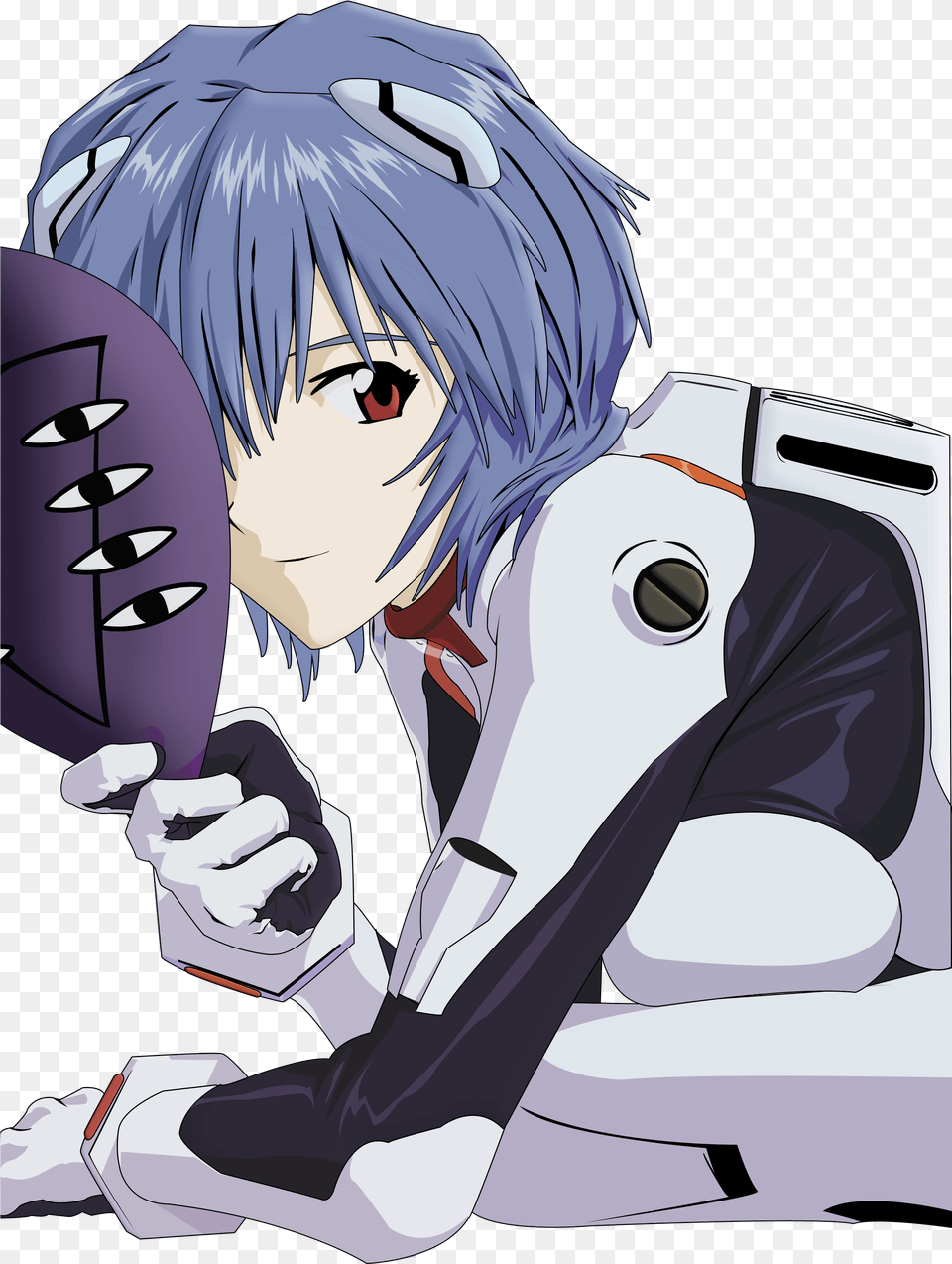 Rei Ayanami Rei With Lilith Mask, Publication, Book, Comics, Person Free Transparent Png