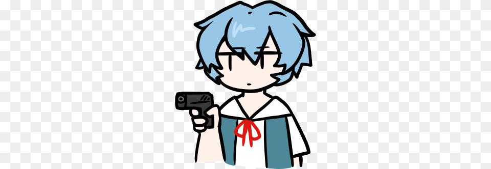 Rei Has A Gun, Baby, Book, Person, Publication Png Image