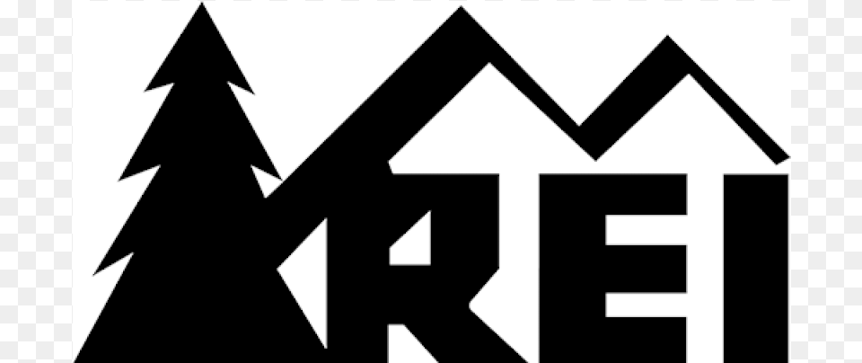 Rei Logo Decal Sticker Rei Logo Recreational Equipment Inc Logo, Stencil, Triangle, Symbol Free Png
