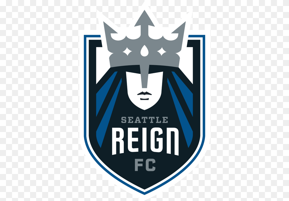 Reign Fc De Seattle, Logo, Badge, Symbol, Face Free Png Download