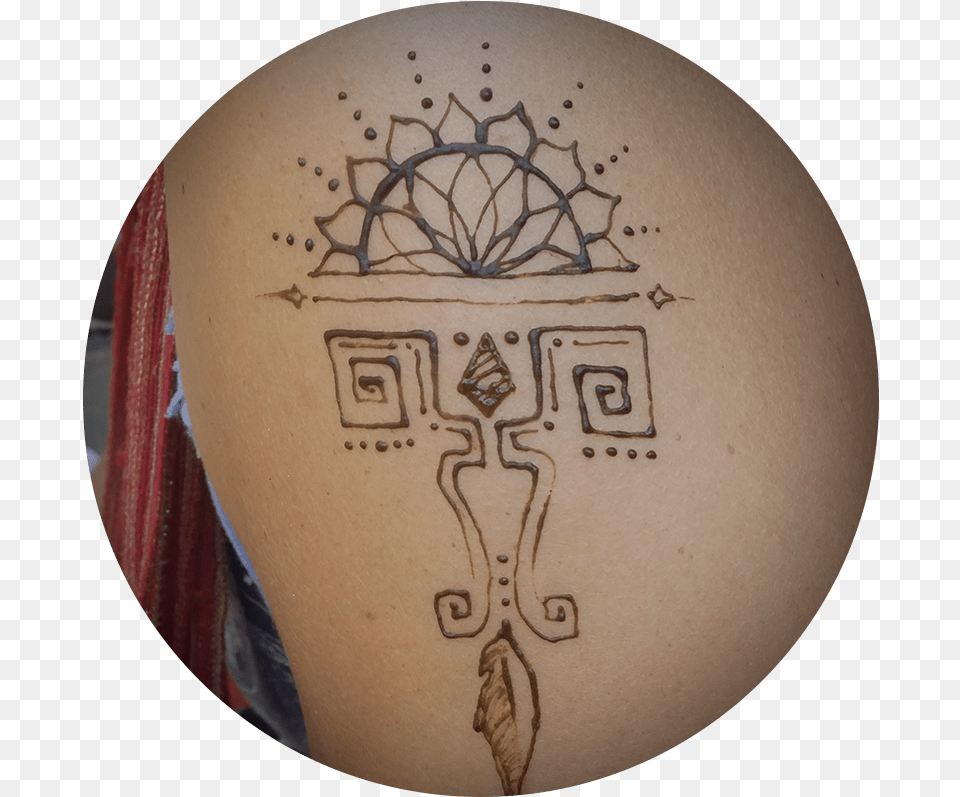 Reiki Infused Henna Design Tattoo, Person, Skin Free Png Download