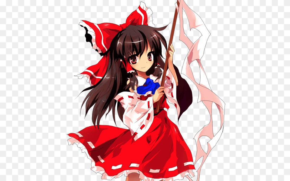 Reimu Hakurei Hopeless Masquerade, Book, Comics, Publication, Baby Free Png Download