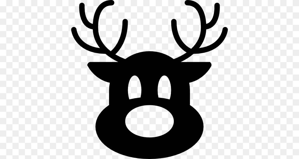 Reindeer, Stencil, Animal, Kangaroo, Mammal Png Image