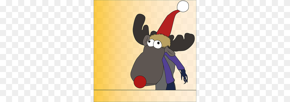 Reindeer Cartoon, Book, Comics, Publication Free Png