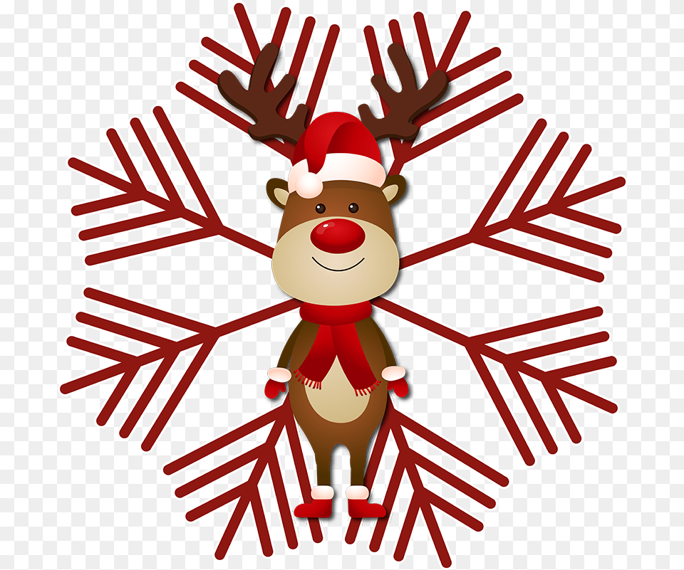 Reindeer And Flake Christmas T Shirt Reno Vector, Nature, Outdoors, Snow, Baby Free Png