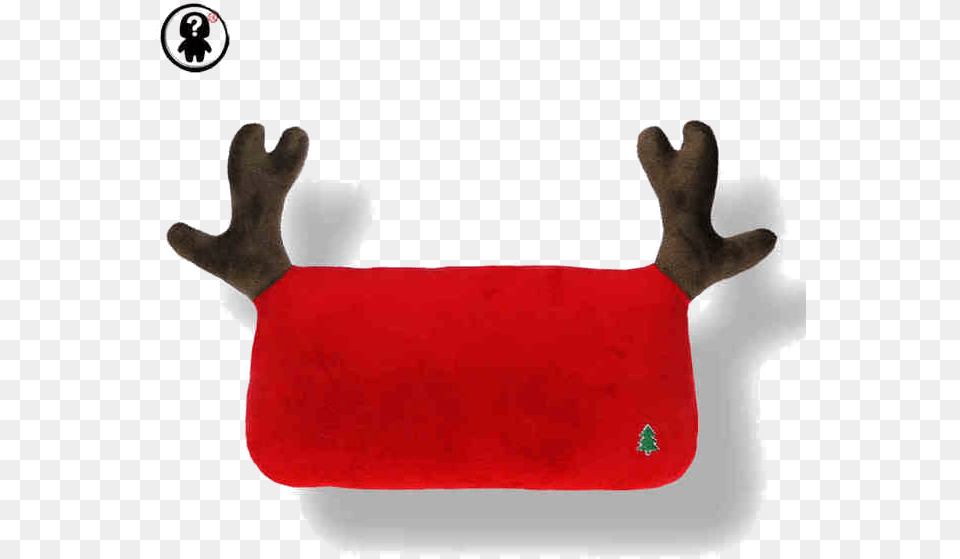 Reindeer Antler Christmas Red Antlers Pillow Soft, Accessories, Home Decor, Handbag, Cushion Png Image