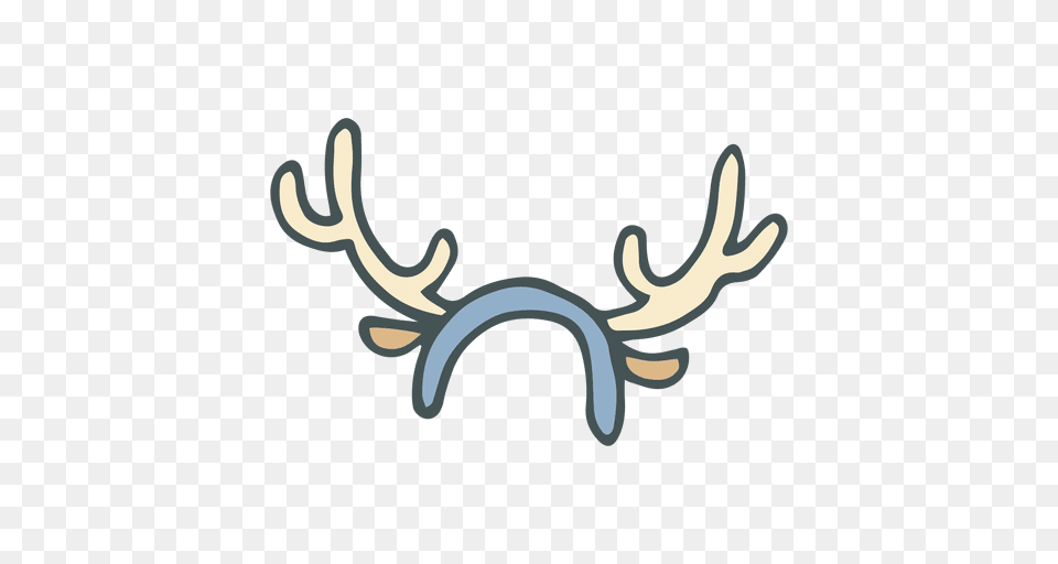 Reindeer Antler Headband Hand Drawn Cartoon Icon, Animal, Kangaroo, Mammal Png Image