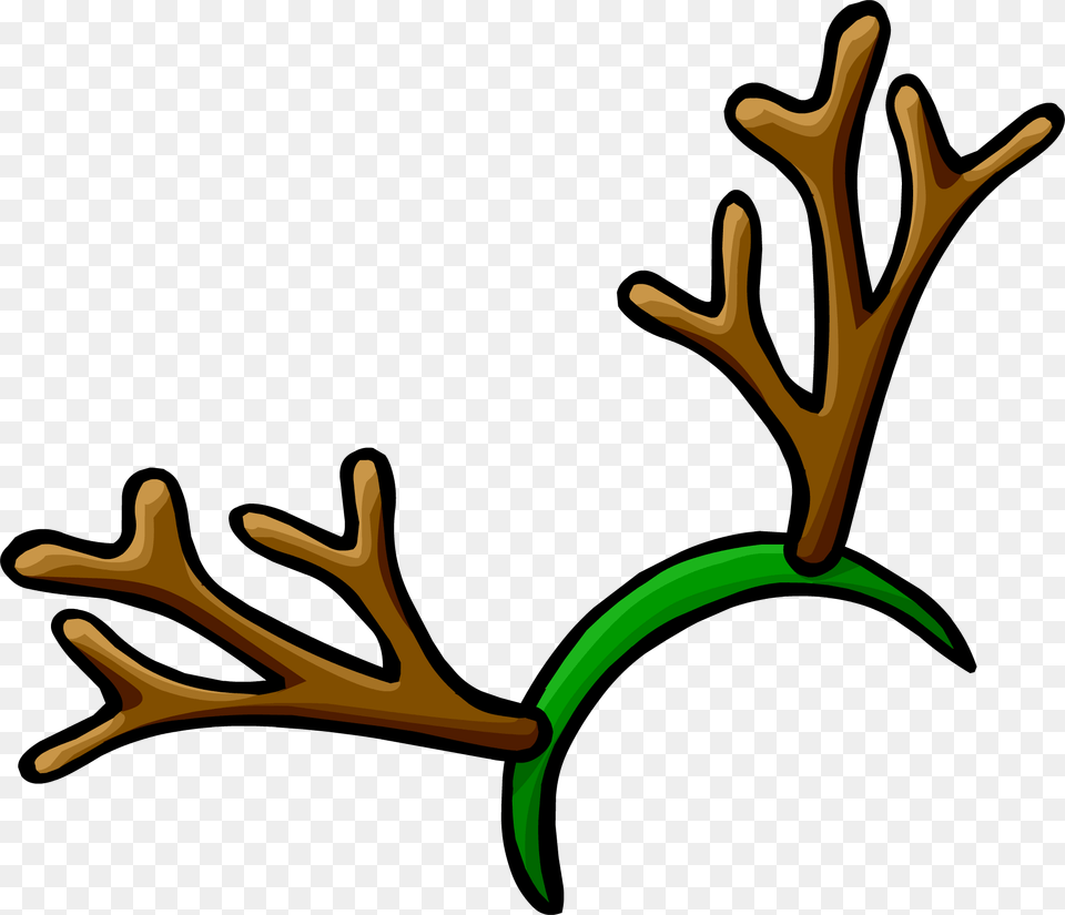 Reindeer Antlers Headband Clipart Antler, Bow, Weapon Png