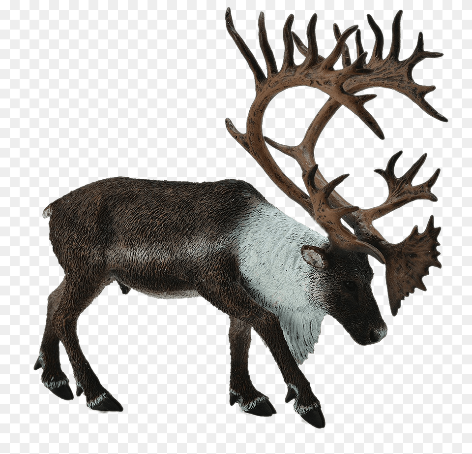 Reindeer Caribou Toy Figure, Animal, Deer, Mammal, Wildlife Free Transparent Png