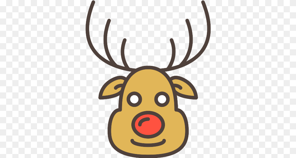 Reindeer Christmas Icon Reindeer, Animal, Deer, Mammal, Wildlife Png Image