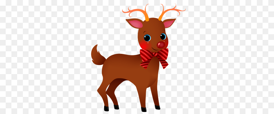 Reindeer Clipart Beach, Animal, Deer, Mammal, Wildlife Png Image